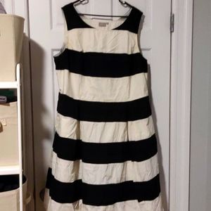 Black and cream Eshakti dress